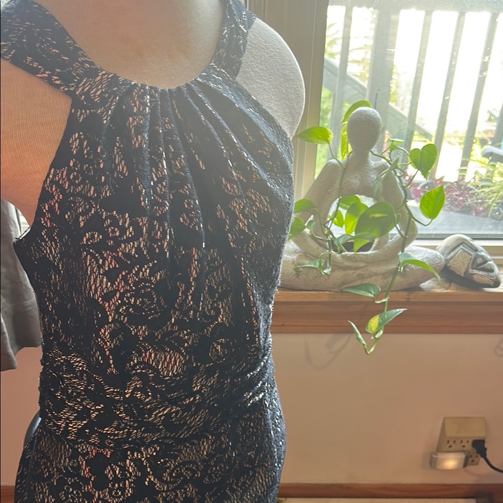 David Meister Halter Dress